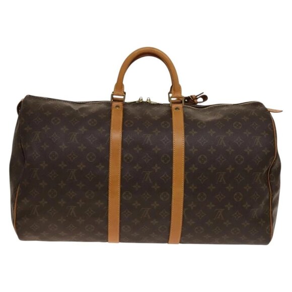LOUIS VUITTON Monogram Keepall 55 Boston Bag M41424 LV Auth 140707 - Picture 3 of 16